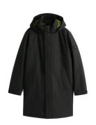 Tech Hooded Padded Parka Black Tommy Hilfiger