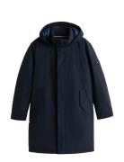 Tech Hooded Padded Parka Navy Tommy Hilfiger