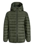 Jjebradley Light Puffer Hood Jnr Khaki Jack & J S