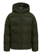 Jjesoho Puffer Hood Sn Jnr Khaki Jack & J S