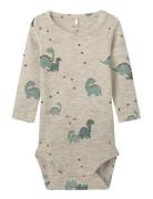 Nbmnohr Ls Body Grey Name It