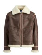 Jorliverpool Aviator Jacket Sn Brown Jack & J S