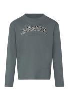 Jjecaleb Varsity Tee Ls O-Neck Sn Mni Grey Jack & J S