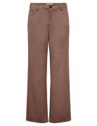 Onlisi Life Mw Str Faux Suede Pant Zlo Brown ONLY