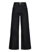 Low Waist Wide Leg Jeans Navy Mango