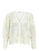 Objsiga L/S Re Shirt 140 Cream Object