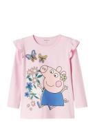 Nmfanna Peppa Ls Top Box Cplg Pink Name It