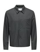 Onsmiro Tailored Reg 0346 Overshirt Frml Grey ONLY & SONS