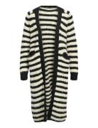 Objmilu Ls Lo Long Knit Cardigan Noos Black Object