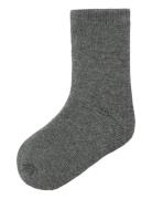 Nmmwaksi Wo/Bl Terry Sock Grey Name It