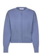 Rwavar Ls Cardigan Blue Rosemunde