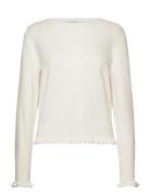 Rwdahlia Ls O-Neck Pullover White Rosemunde