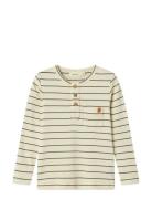 Nmmgeo Lim Ls Slim Top Lil Cream Lil'Atelier