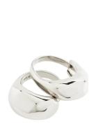 Harrison Rings, 2-In-1 Set, Silver-Plated Silver Pilgrim