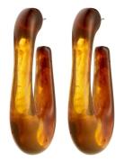 Elijah Earrings Brown Brown Pilgrim