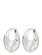 Sense Hoop Earrings Silver-Plated Silver Pilgrim