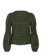 Crhenva Blouse Khaki Cream