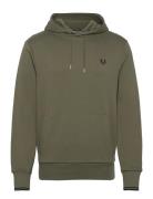 Tipped Hooded Sweatshirt Khaki Fred Perry