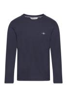 Shield Ls T-Shirt Navy GANT