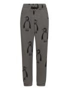Penguin Fleece Trousers Grey Mini Rodini