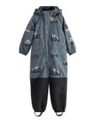 Padded Waterproof Snowsuit Blue Lindex
