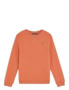 Crew Neck Sweatshirt Orange Lyle & Scott