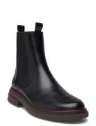 Booties - Flat - With Elastic Black ANGULUS