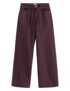 Trousers Peggy Twill Burgundy Lindex