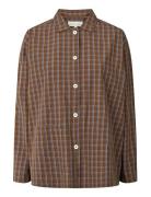 Malou Shirt - Poplin Brown STUDIO FEDER