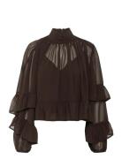Gzmio Blouse Brown Gestuz