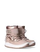 Tommy Hilfiger Snow Boots Faux Leather/Nylon Fabric Pink Tommy Hilfige...
