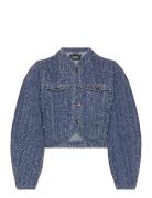 Round Sleeve Denim Jacket Blue ROTATE Birger Christensen
