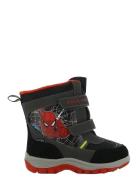 Spiderman Snowboot Black Leomil
