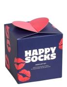 2-Pack Valentine’s Socks Gift Set Navy Happy Socks