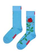 Rose Sock Blue Happy Socks