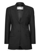 Hourglass Pinstripe Blazer Grey Filippa K