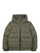 Puffer Jacket Khaki BOSS