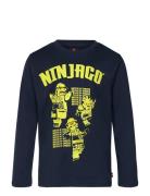 Lwtaffy 606 - T-Shirt L/S Navy LEGO Kidswear