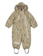 Pu Snow Suit 2 Zip Recycled - Aop Beige Mikk-line