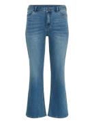 Kcflora Flared Long Jeans Blue Kaffe Curve