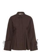 Cuallison Olena Fitted Shirt Brown Culture