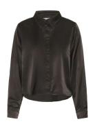 Estellemw Short Shirt Black My Essential Wardrobe