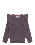 Tnstperle Glitter Knit Cardigan Purple The New
