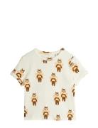 Bees Aop Ss Tee Cream Mini Rodini