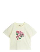 Alpine Flowers Emb Ss Tee Cream Mini Rodini