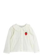 Strawberry Emb Schiffli Blouse White Mini Rodini