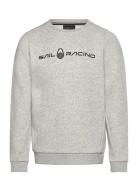 Jr Bowman Sweater Grey Sail Racing