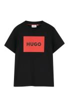 T-Shirt Black Hugo Kids