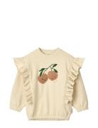 Marcella Placement Sweatshirt Cream Liewood