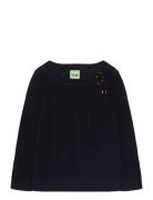 Baby Raglan Sweater Navy FUB